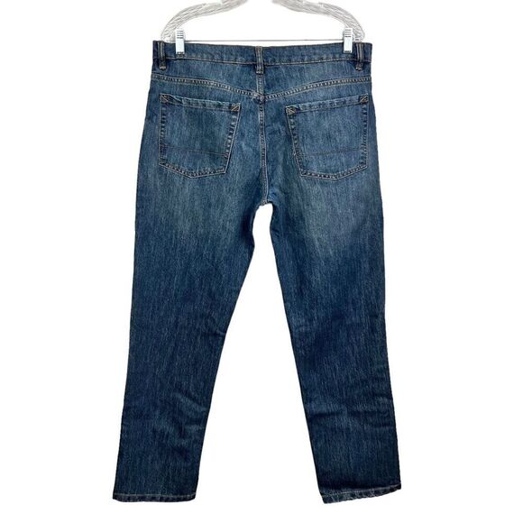 Red Head Brand Co Jeans Straight Leg 5 Pocket Zip Fly Blue Men Size 36Wx30L - Picture 5 of 6